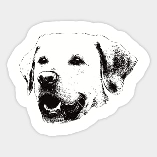 Golden Labrador gift for Labrador Owners Sticker